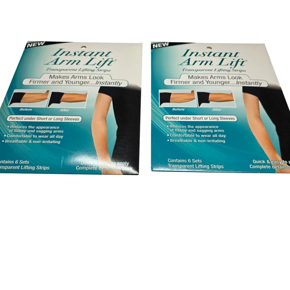Instant Arm Lift Transparent Lifting Strips 6 Sets Each Firming Toning Tape 2NEW